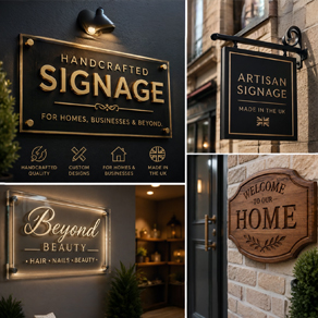 Bespoke UK Signage for Businesses, Homes & Commercial Spaces.